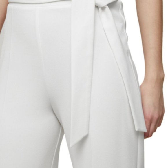 Miss Selfridge Tie-Front Pants, White, US 10 - Picture 3 of 4